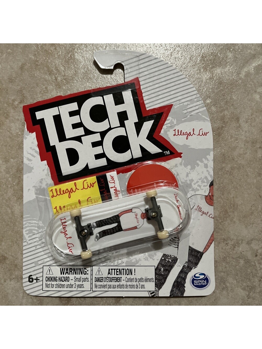 New Tech Deck Finger Skateboard Kevin White